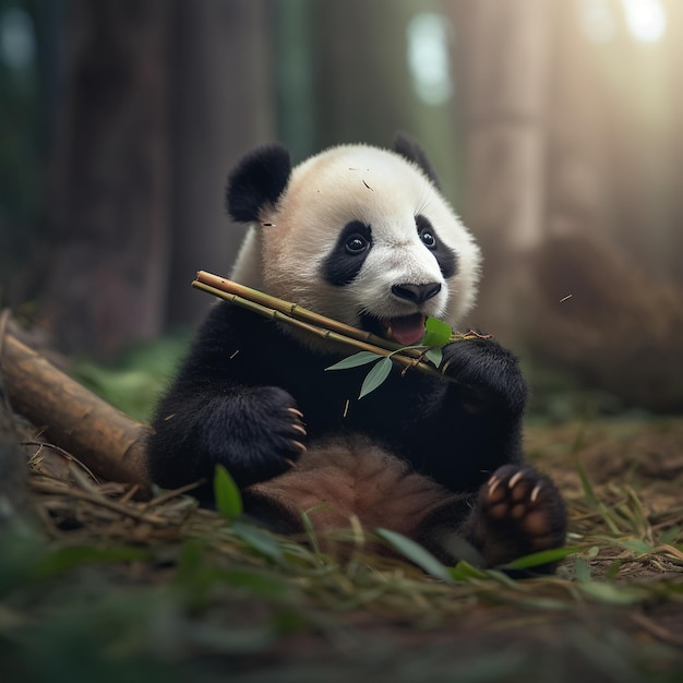 Panda im Dschungel