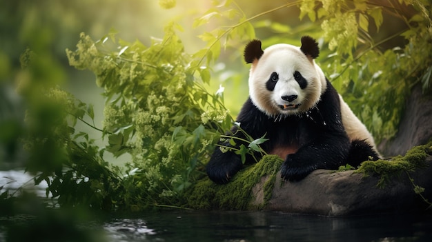 Panda na selva