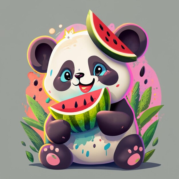 Panda-Nischen-T-Shirt-Design