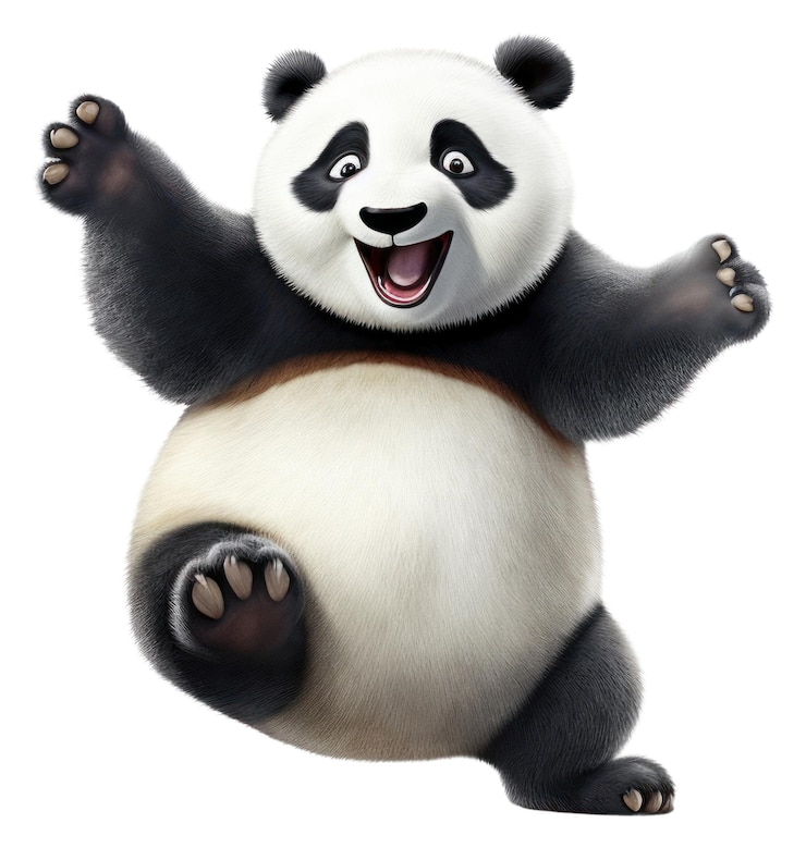 Foto panda de png, animal silvestre y mamífero