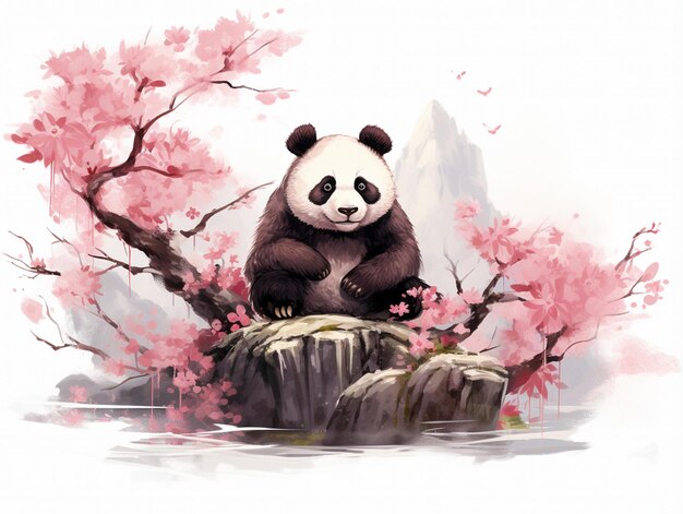 Panda-Vektor-Design