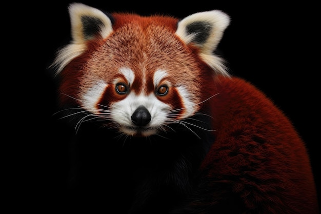 Foto panda vermelho