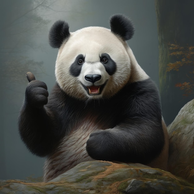 Panda-Visual-Fotoalbum voller süßer Momente und freundlicher Vibrationen für Tierliebhaber