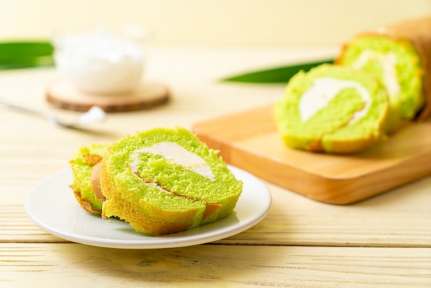 Pandan Rollkuchen