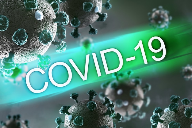 Foto pandemia de covid-19. coronavirus sars-cov-2