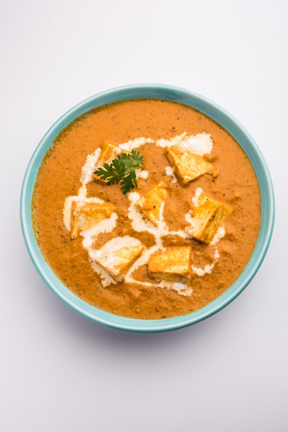 Paneer butter masala ou cheese cottage curry