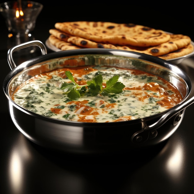 Paneer Makhani queso cottage indio cocinado en una rica y cremosa salsa de tomate a base de tomate