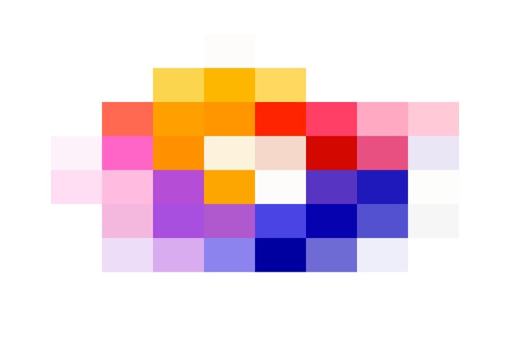 Foto panel de colores