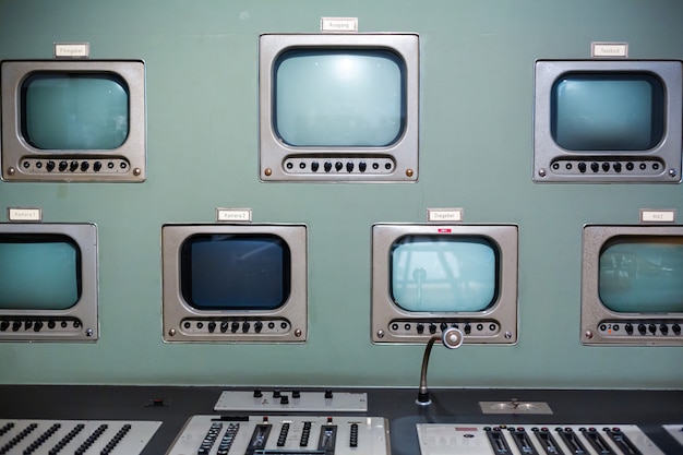 Panel de comunicación poco común en el Museo de Radioelectrónica