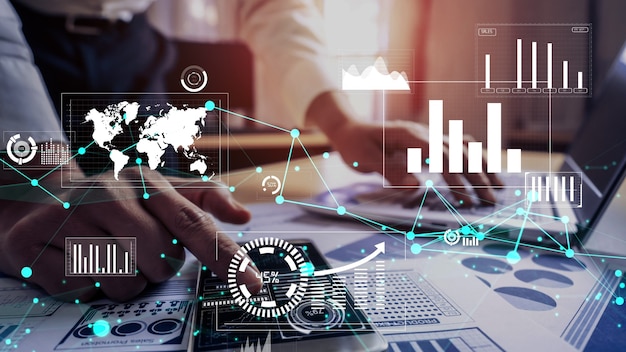 Panel de control empresarial conceptual para el análisis de datos financieros