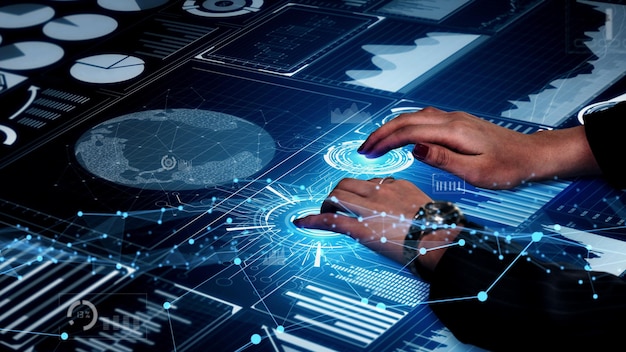 Panel de control empresarial conceptual para el análisis de datos financieros