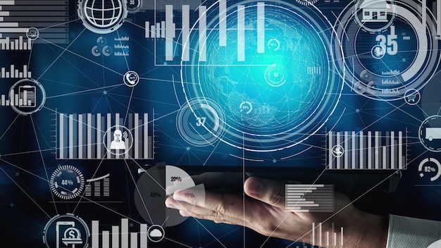 Panel de control empresarial conceptual para el análisis de datos financieros