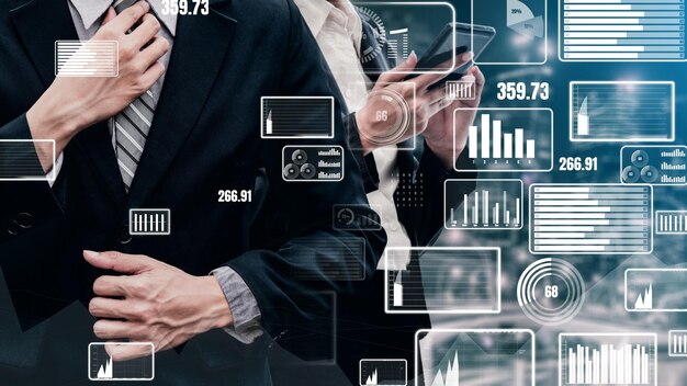 Panel de control empresarial conceptual para el análisis de datos financieros