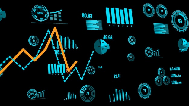 Panel de control empresarial visionario para el análisis de datos financieros