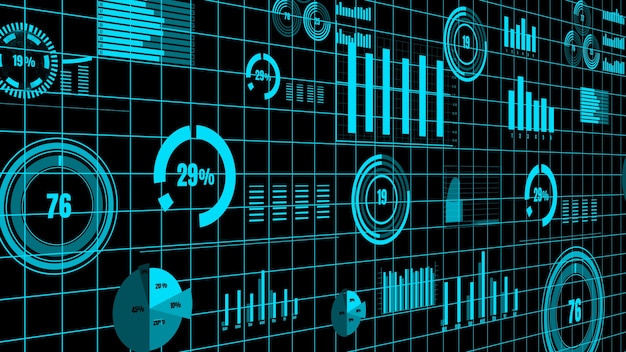 Panel de control empresarial visionario para el análisis de datos financieros