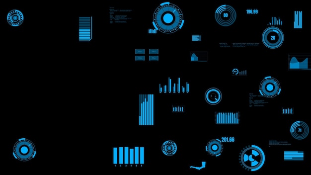 Panel de datos de la industria visionario que presenta el estado de la máquina