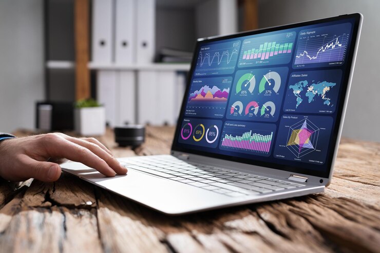 Foto panel de kpi análisis de datos predictivos
