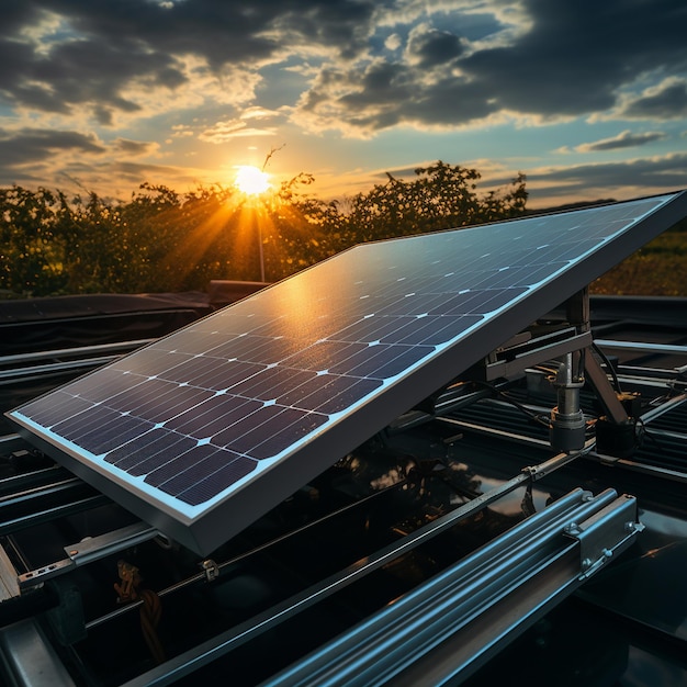 Panel solar de alta tecnología energía limpia