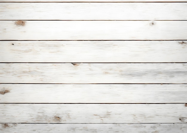 Panel de tablones de madera con vista superior de fondo de textura de madera blanca Perfecto para un tema natural o vintage