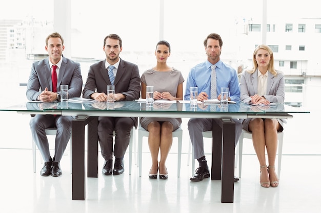 Panel von Corporate Personal Officers im Büro