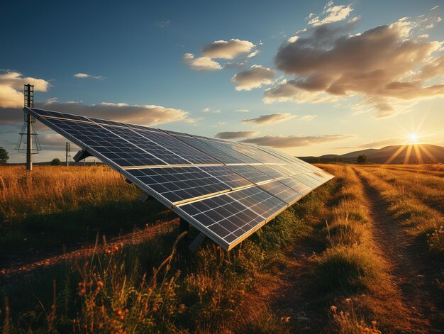 paneles solares molinos de viento energía renovable IA generativa