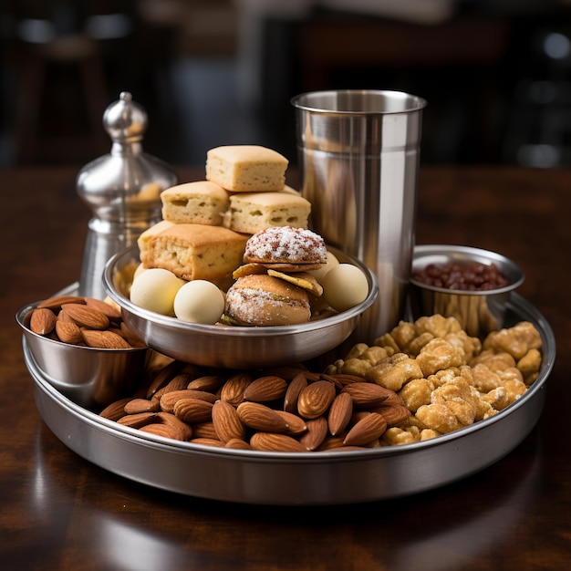 Panelets Pequeños dulces a base de almendras tradicionalmente hechos para la pastelería del Día de Todos los Santos