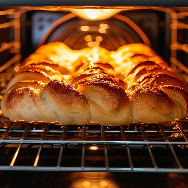 Foto panes horneados en el horno