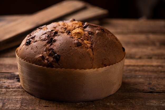 El panettone es el postre tradicional italiano de Navidad.