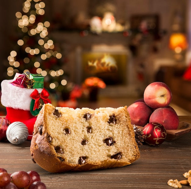 Panettone es el postre tradicional italiano para Navidad.