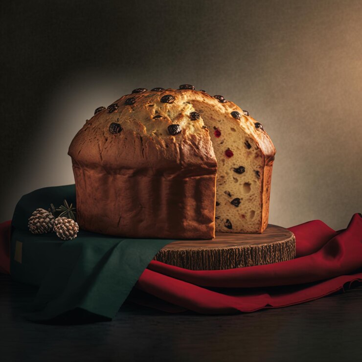 Panettone ist das traditionelle italienische Dessert zu Weihnachten