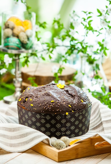 Panettone ist eine italienische Art von süßem Brot