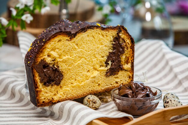 Panettone ist eine italienische Art von süßem Brot