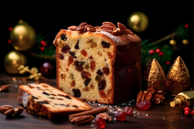El panettone navideño lleno de chocolate cae en tentación para los amantes de los dulces navideños