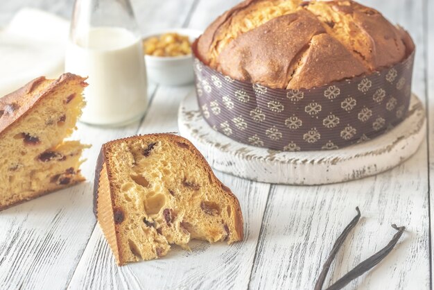 Panettone: sección transversal