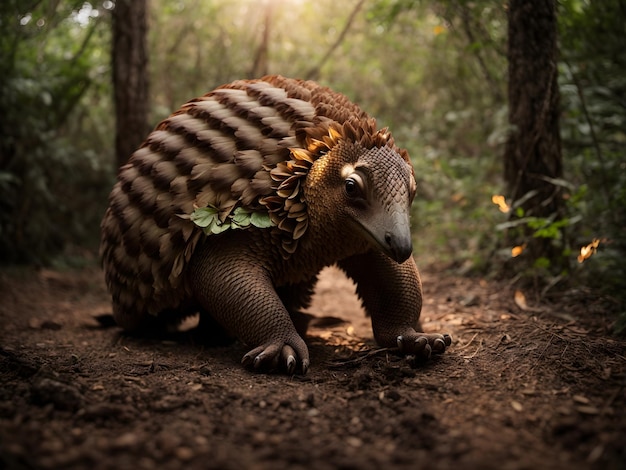 Pangolín, una especie silvestre objeto de tráfico