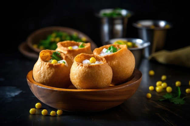 Panipuri comida india IA generativa