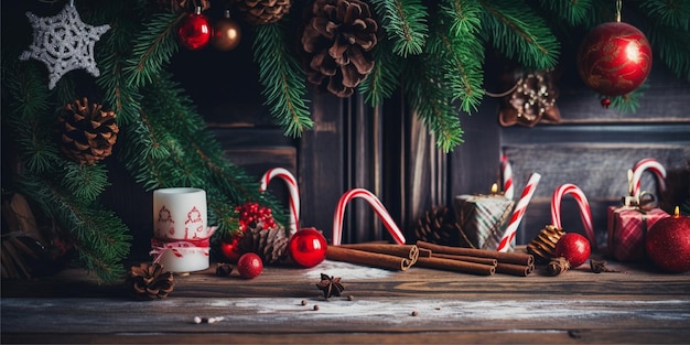 pano de fundo de festa de Natal com espaço de cópia