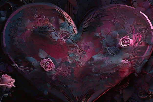 pano de fundo de rosas vermelhas e cor-de-rosa fundos de parede de flores decoração de casamento