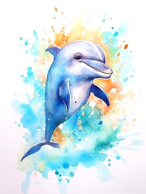 Foto pano de fundo para o golfinho