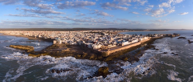 Panorama aéreo de la ciudad de Essaouira