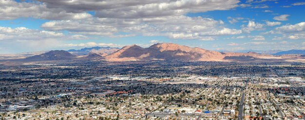 Panorama aéreo de Las Vegas