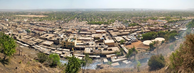 Foto panorama de bamako la ciudad malí