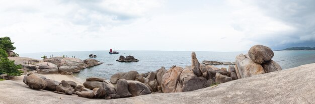 Panorama Beach Grandfather Rock