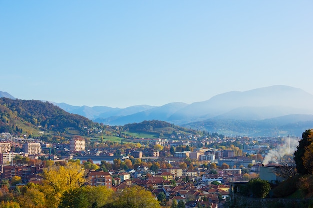 Panorama de Bérgamo, Italia