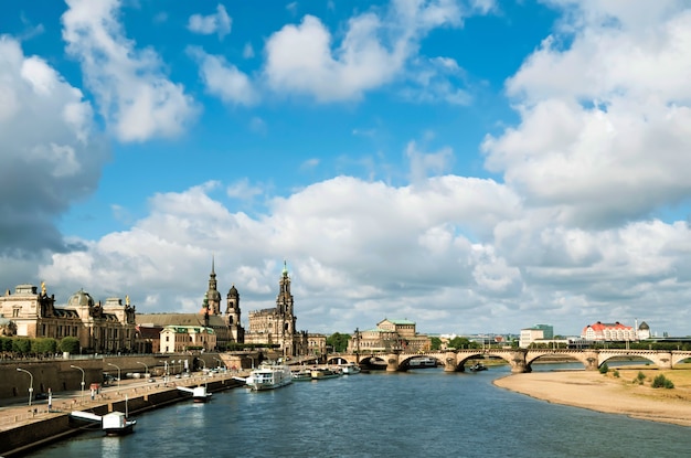 Panorama del casco antiguo de Dresde