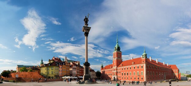 Panorama del casco antiguo de Varsovia, Polonia