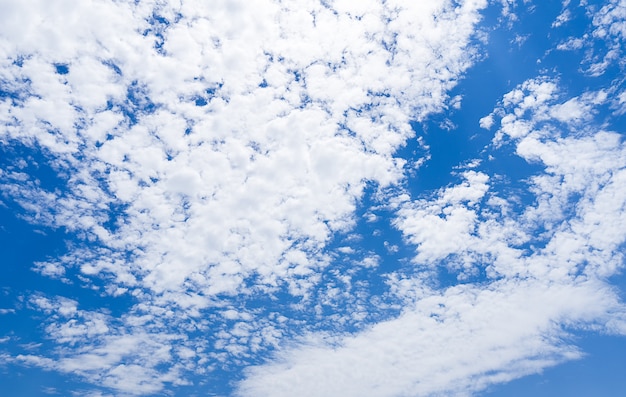 Panorama del cielo nublado durante el día