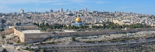 Panorama de la Ciudad Vieja de Jerusalén