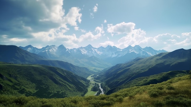 panorama de la cordillera HD 8K fondo de pantalla Imagen fotográfica de archivo