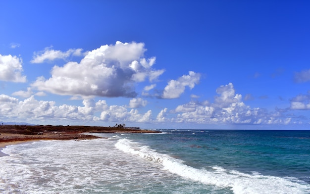 panorama de la costa atlántica. República Dominicana